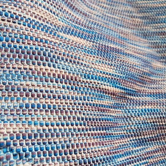 NEW Aerie Blue Pique Bandeau One Piece Swimsuit Shoulder Ties - Picture 4 of 7